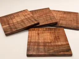 Bastogne Walnut Coasters