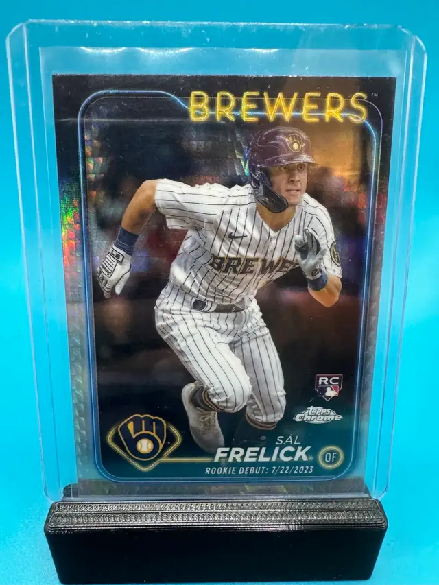 Sal Frelick Topps Chrome Update Rookie Debut Prism Refractor RC Milwaukee Brewers