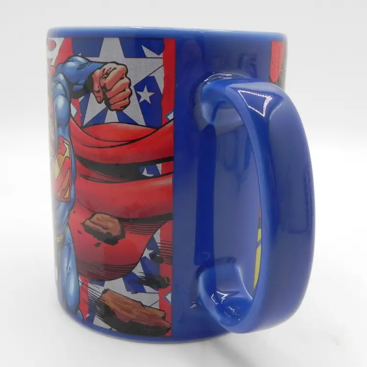 DC Comics Classic Superman Mug Americas Hero 20 oz Coffee Cup Ceramic Large