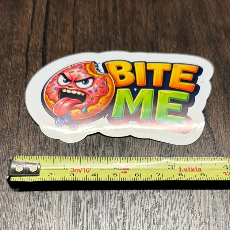 50 Pack - Bite Me Sticker - 3.5” X 2.5”