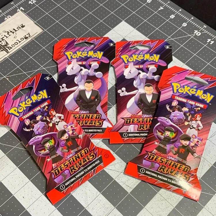 Pokemon Booster Packs Destined Rivals Pokemon Variety Cover Art Lot #2