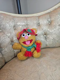 VINTAGE 1988 JIM HENSON’S MUPPET BABIES PLUSH 8” BABY FOZZIE BEAR MCDONALD'S Toy