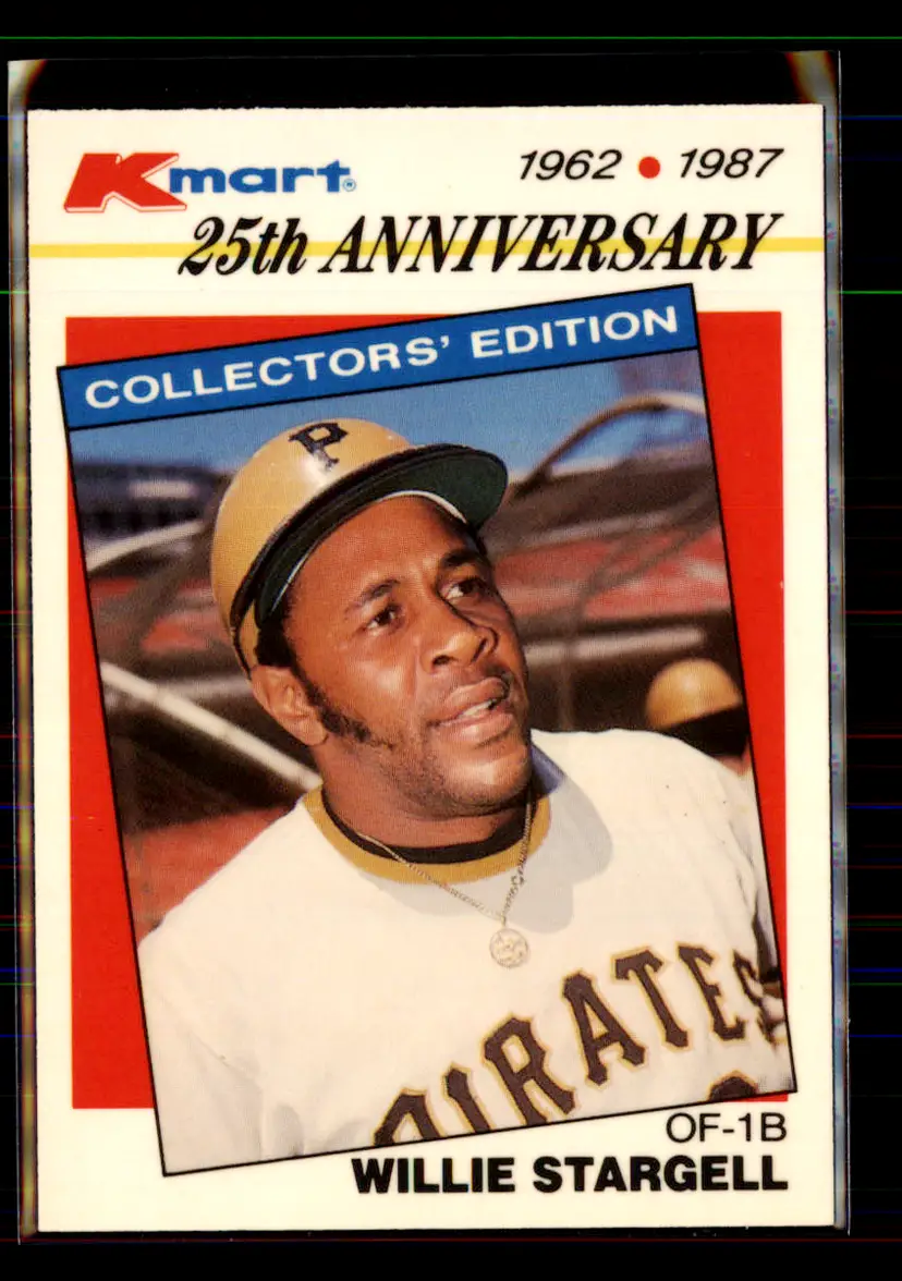 Willie Stargell 1987 Topps Kmart 25th Anniversary #22 - (pk1c) - Pittsburgh Pirates