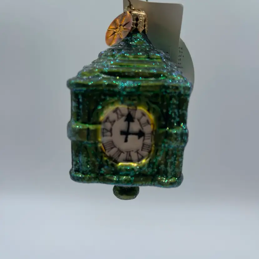 Christopher Radko 2006 Marshall Fields Clock Gem 3.5” Ornament W/tags