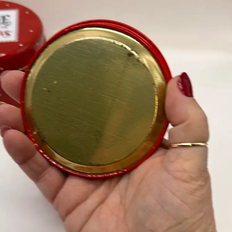 Tin W/ 16 Snowman Coasters