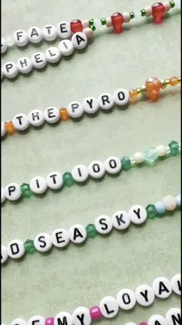 Showgirl Swiftie Beaded Friendship Bracelets - Set of 6 - The Fate of Ophelia