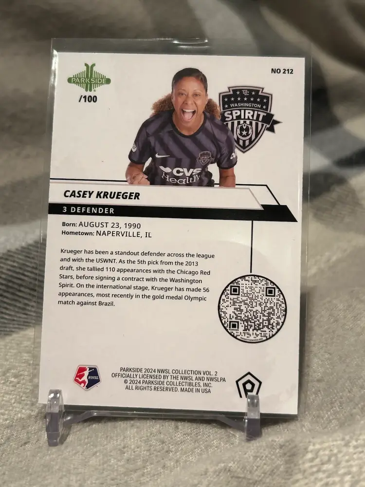 Casey Krueger - Shimmer /100 - 2024 Parkside NWSL Vol 2