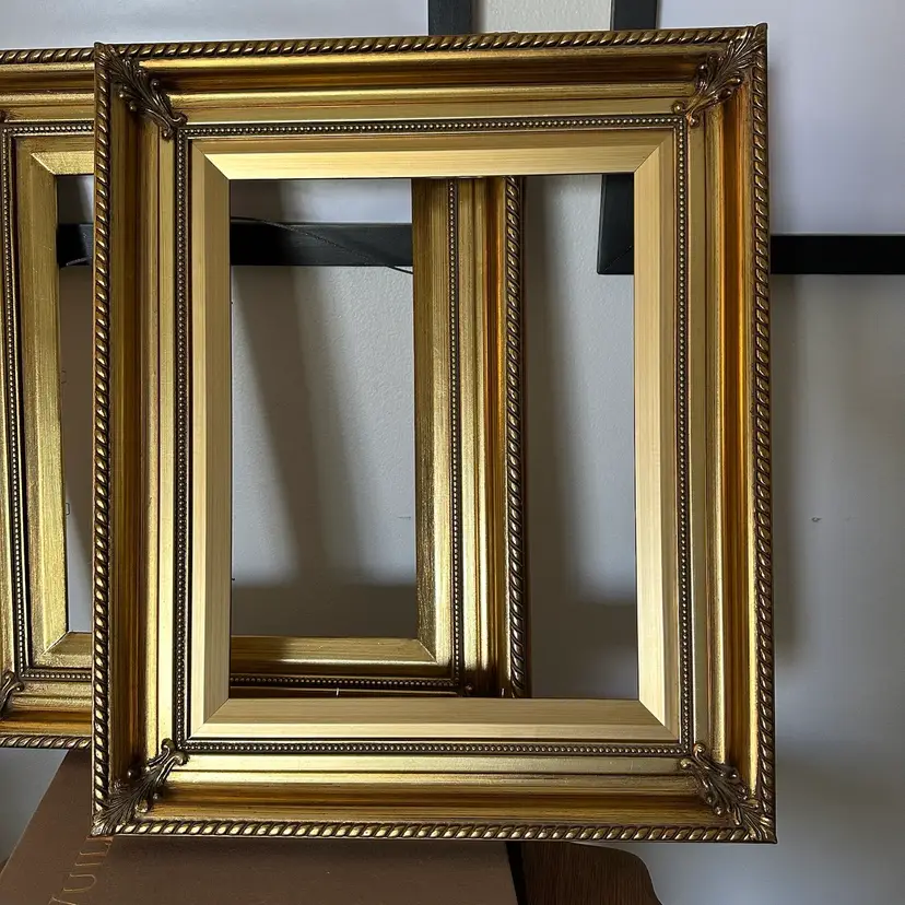 Pair Of Vintage Ornate Gold Frames Set/2