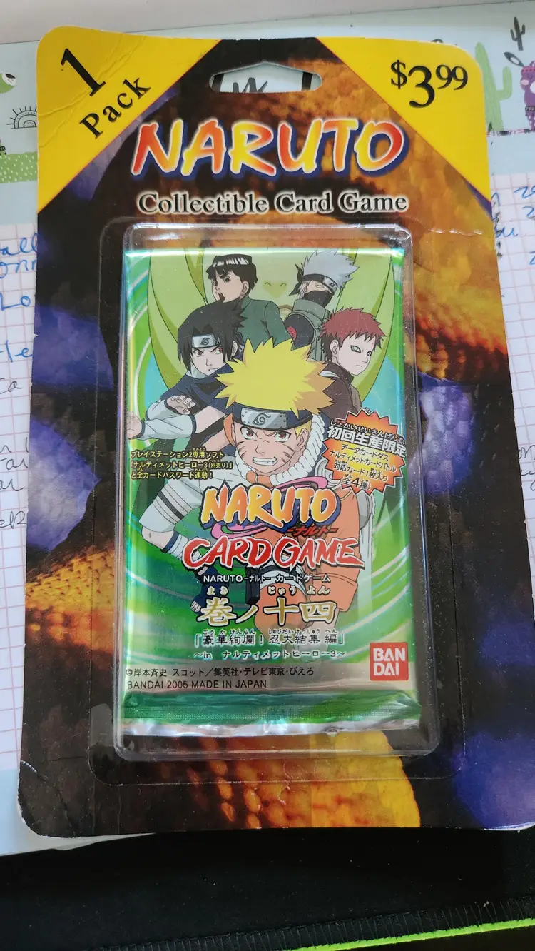 Naruto Sealed Card Pack
