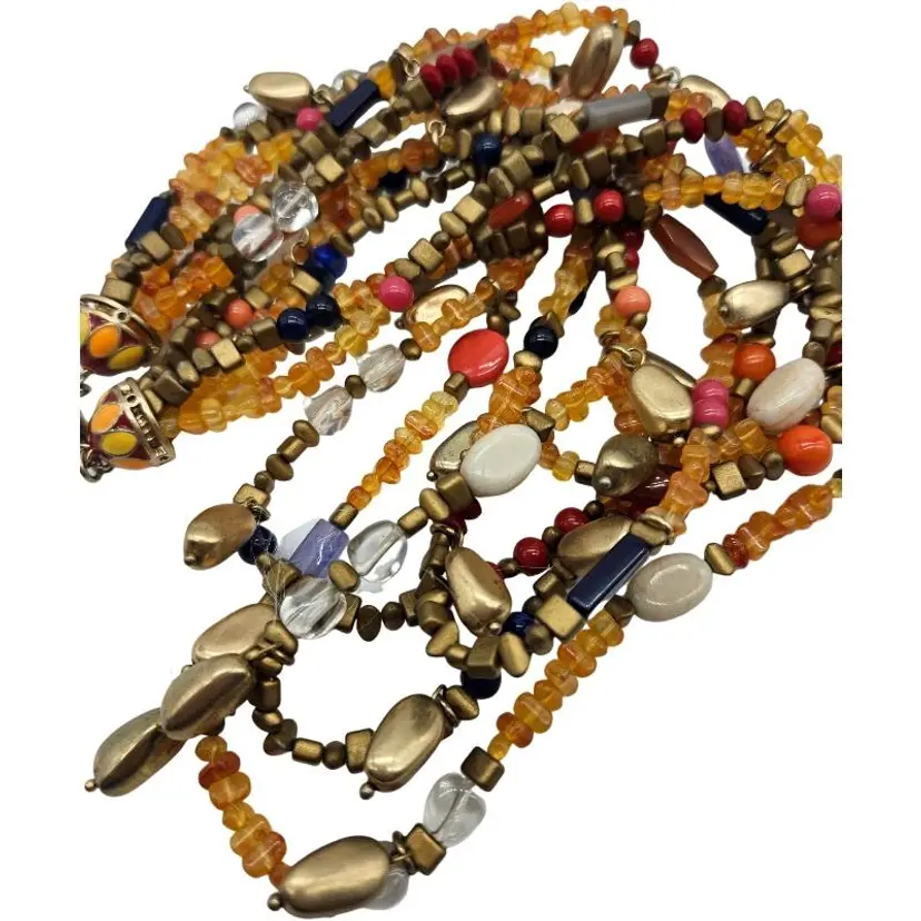 Chico's Multicolor Beaded Necklace