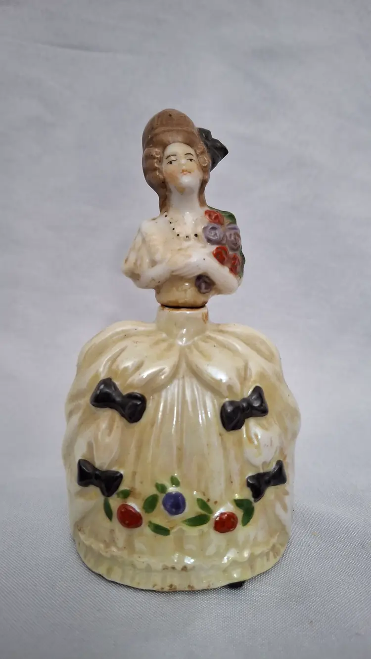 Vintage Porcelain Dresser Doll Perfume Bottle – Madame Pompadour