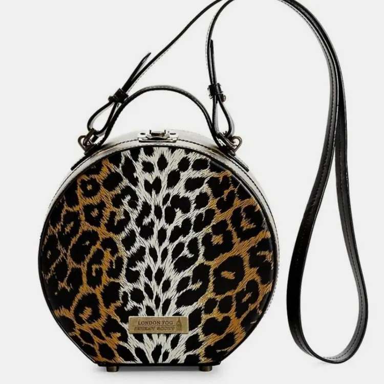 London Fog x Jeremy Scott Leather Crossbody Bag, New, Retail $225
