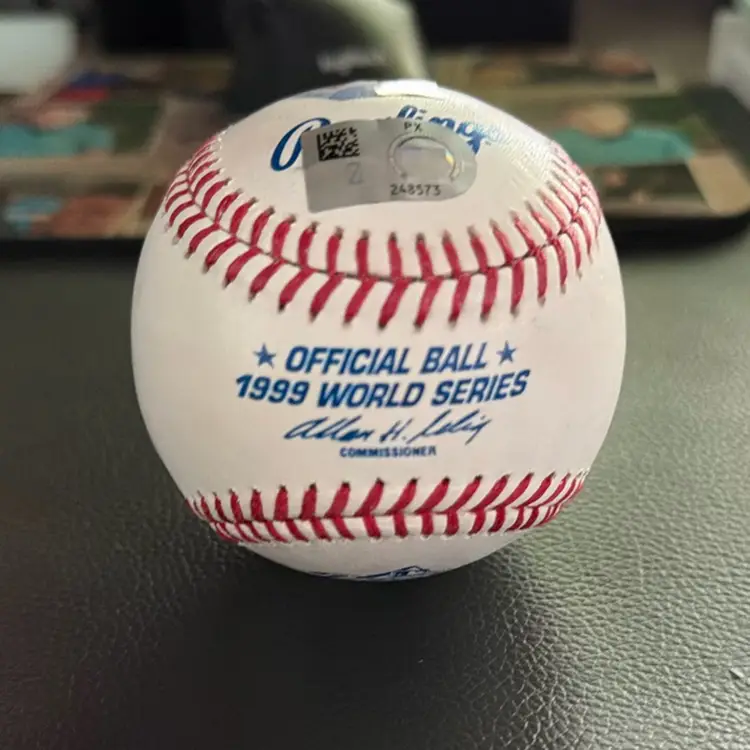 2025 Fanatics Under Wraps Mariano Rivera Autographed World Series Baseball - ‘99 WS MVP Inscription