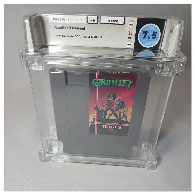 Gauntlet (Nintendo NES, 1987) Graded Wata Ceritified 7.5 Cartridge