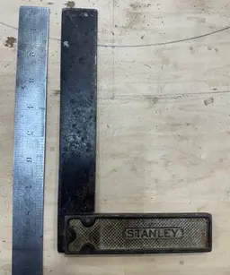 Stanley Metal Try Square