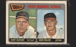 Orioles 1965 Rookie Stars (Curt Blefary / John Miller) 1965 Topps #49 - (140) - Baltimore Orioles 2