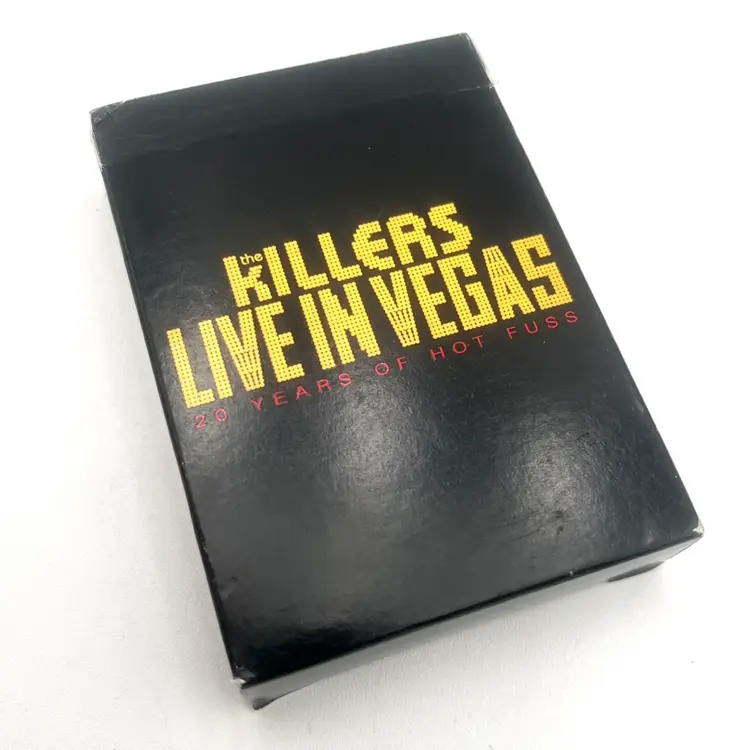 The Killers VIP Live In Vegas Playing Cards Hot Fuss 20th Vegas Caesars Palace