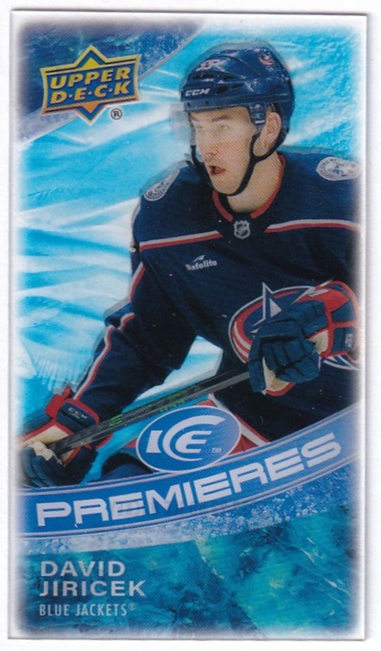 2022-23 Upper Deck Ice Ice Premieres Minis #MI31 David Jiricek Columbus Blue Jackets Hockey Card