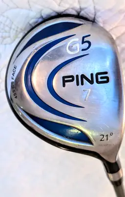 Ping G5 7 Wood 21° Fairway Wood (TFC 100 Shaft) - Excellent Condition for Age!