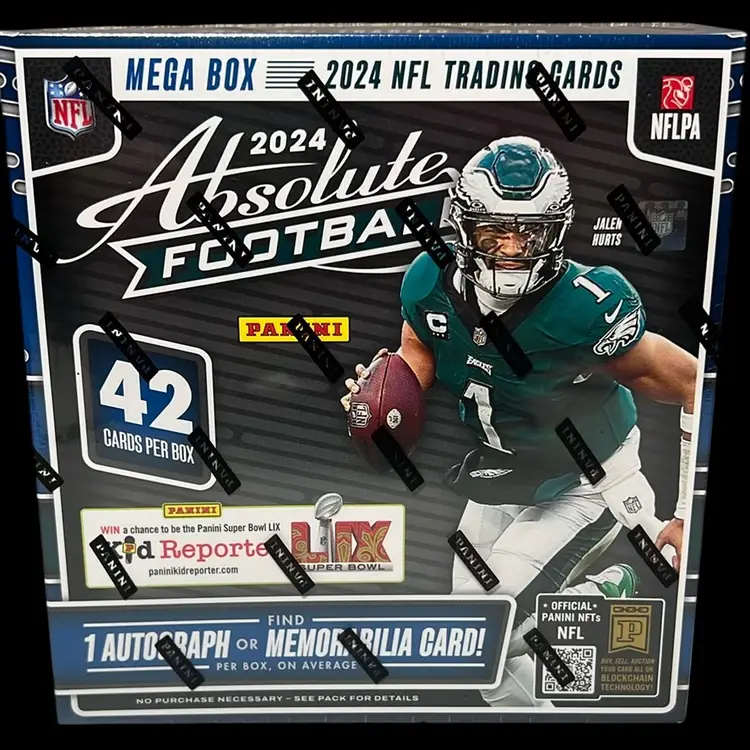 2024 Panini Absolute Football Mega Box Ripped Live Or Shipped Sealed (stacked shipping)