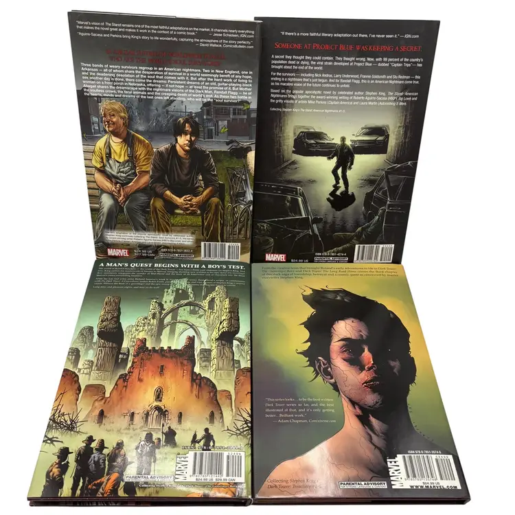 Stephen King Marvel Hardcover Graphic Novel Lot of 4 The Stand Dark Tower