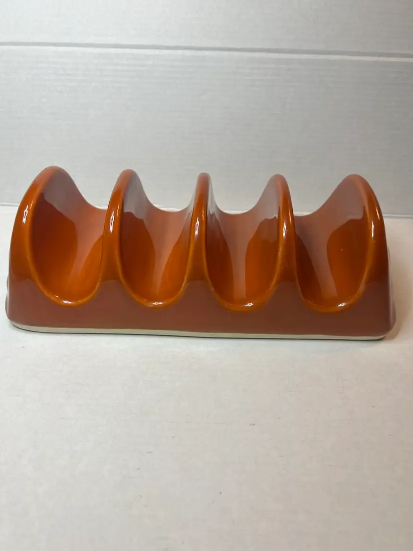 Sassafras Stoneware Taco Holder Made In Evanston Illinois