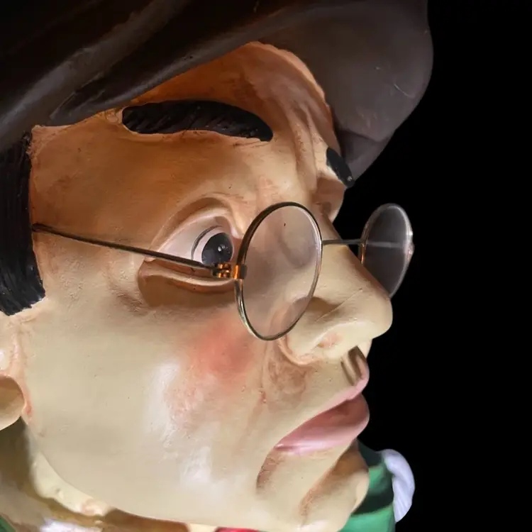 VINTAGE PETER MOOK GOLF CADDY STATUE 27”