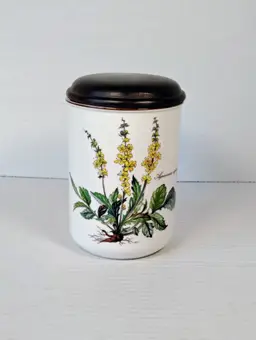 #01 Villeroy and Boch Botanica Porcelain Canister