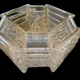 4 Great Size Mikasa Fancy Glass Bowls