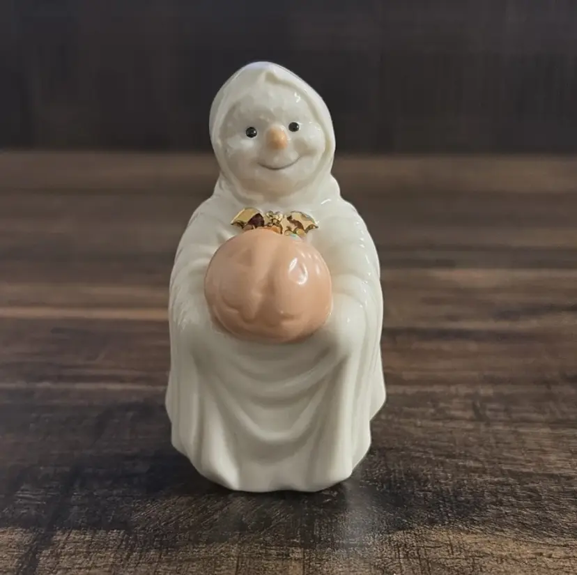 Lenox 2000 November Snowman Figurine Harvest
