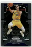2019-20 Panini Prizm Stephen Curry Card - Warriors