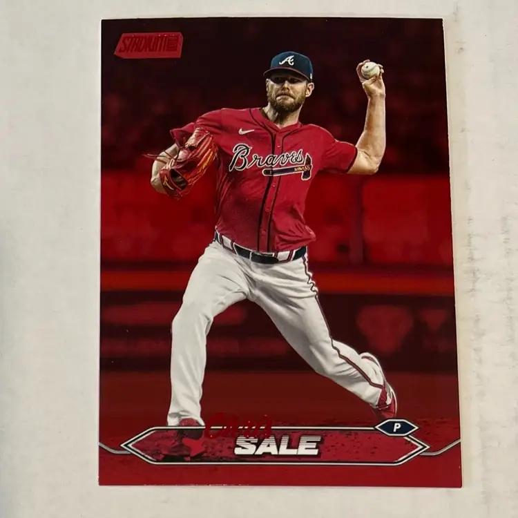 Chris Sale Red Foil Atlanta Braves