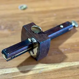 Stanley No. 77 Beautiful Rosewood And Brass Mortise Marking Gauge