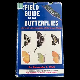 1951 A Field Guide to the Butterflies
of North America, East of the Great Plains BY ALEXANDER B. KLOTS, THE PETERSON FIELD GUIDE SERIES, Vintage Butterfly Book Hardcover