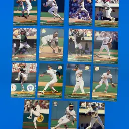 Fleer Ultra 1992 MLB Oakland Athletics 15 Trading Card Team Bundle