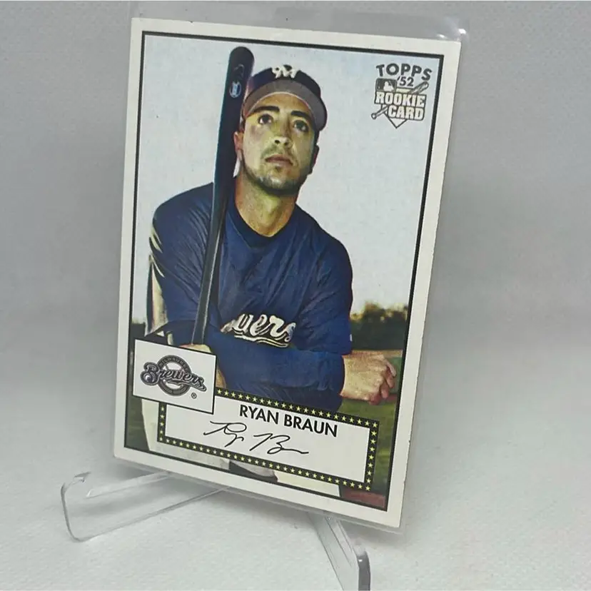 2007 Topps Rookie 1952 Edition Base Ryan Braun Milwaukee Brewers