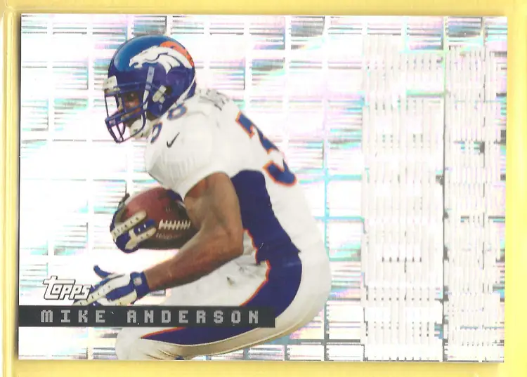 2001 Topps #HM7 Mike Anderson Hobby Masters Denver Broncos