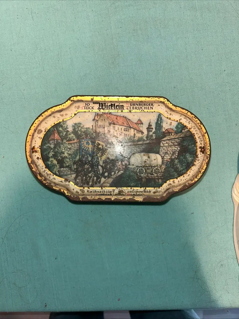 Antique German Gingerbread Box