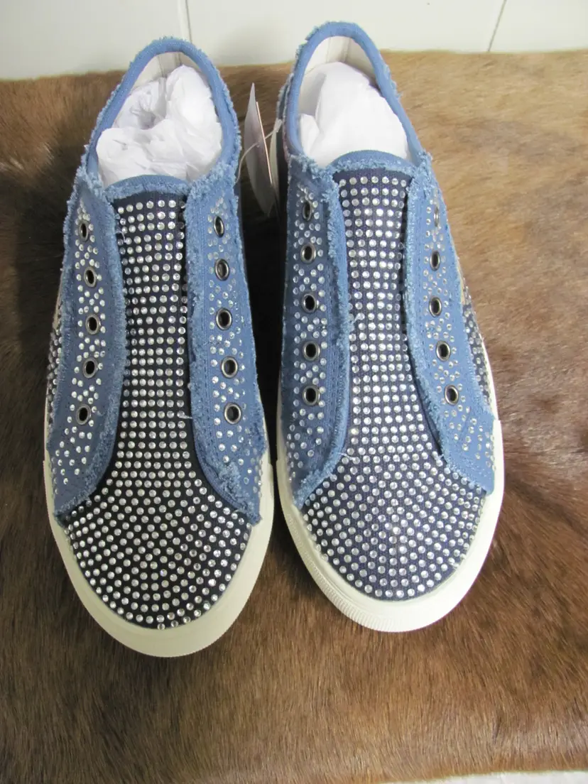 Montana West Women's Rhinestone Sneakers NIB