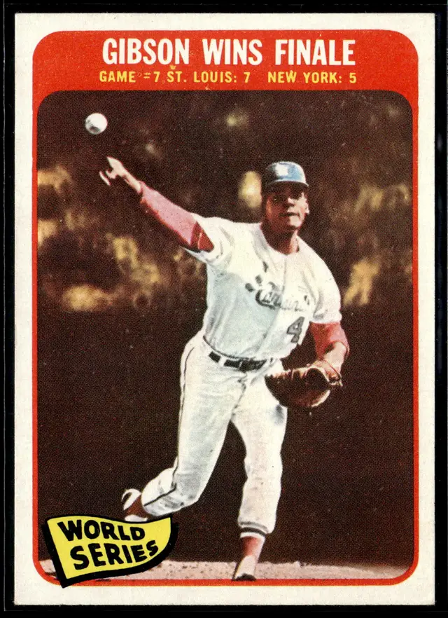 #149 Bob Gibson Wins Finale 1965 Topps #138 *LIVE AUCTION*