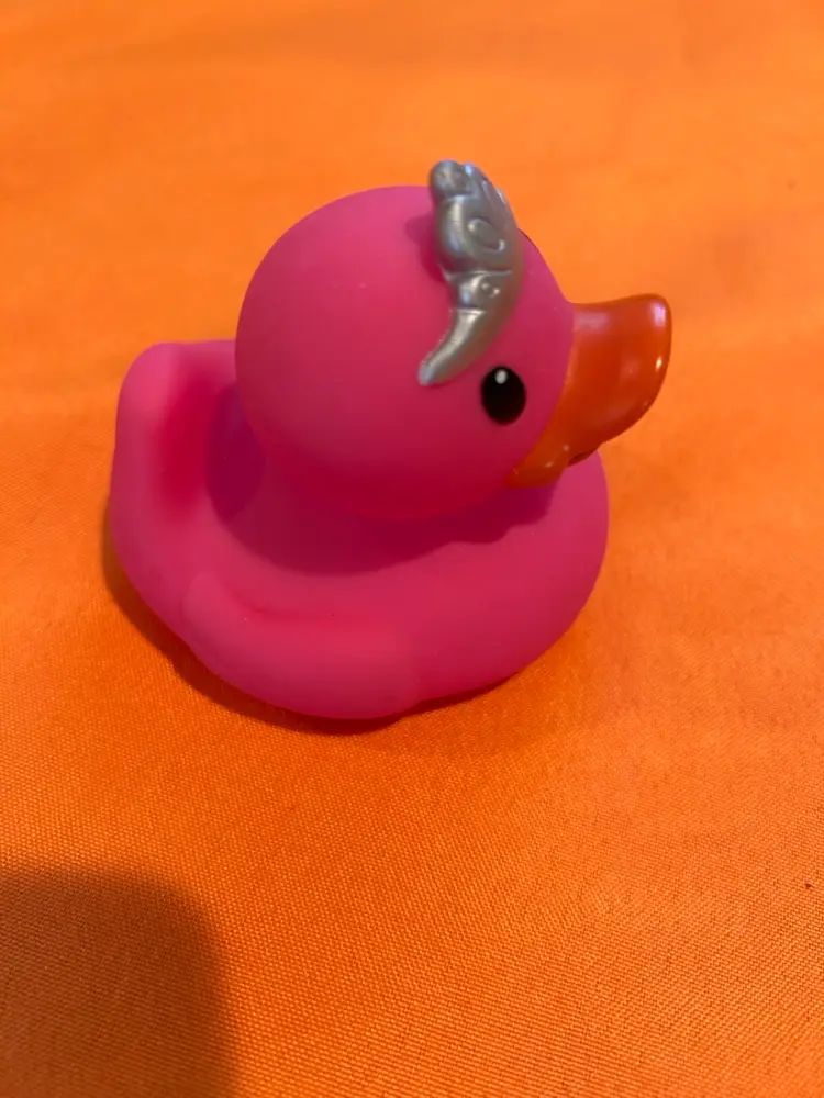 PINK PRINCESS DUCK Infantino Fun Time RUBBER DUCK (Limited Edition) TIARA  WAND