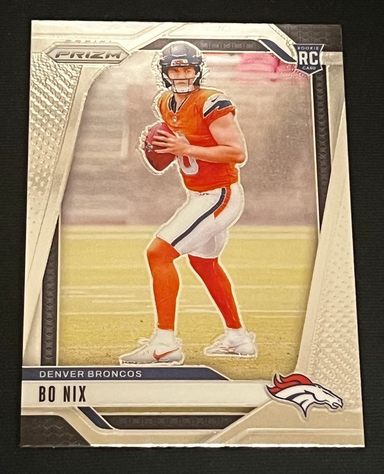 Bo Nix 2024 Panini Prizm Rookie RC #309 Denver Broncos