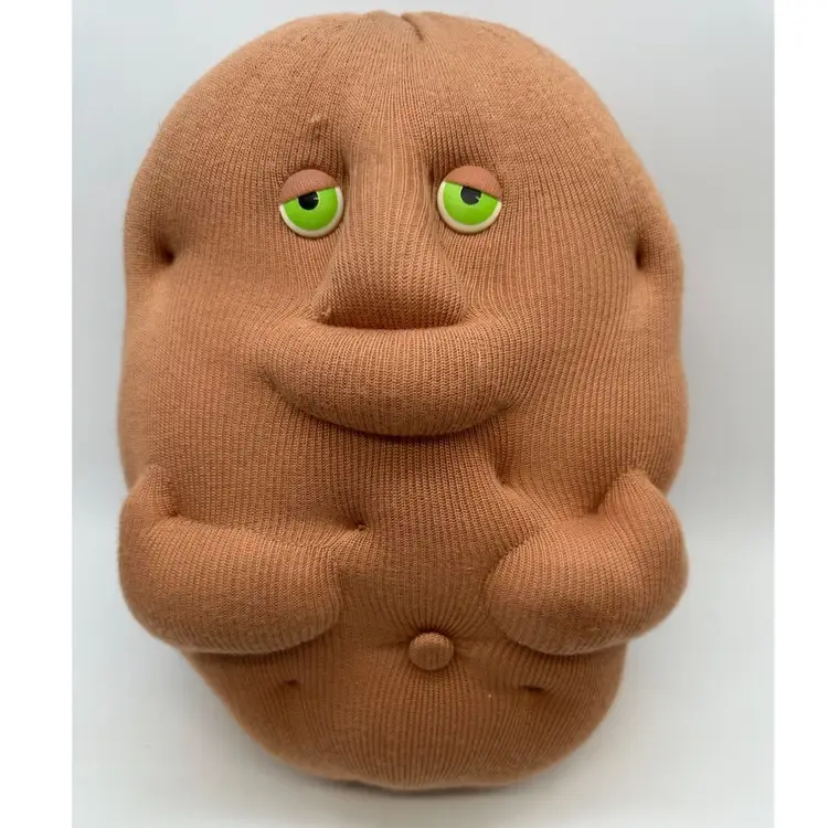 COUCH POTATO Green Eyed 14” Plush Toy Pillow Coleco Robert Armstrong 1987