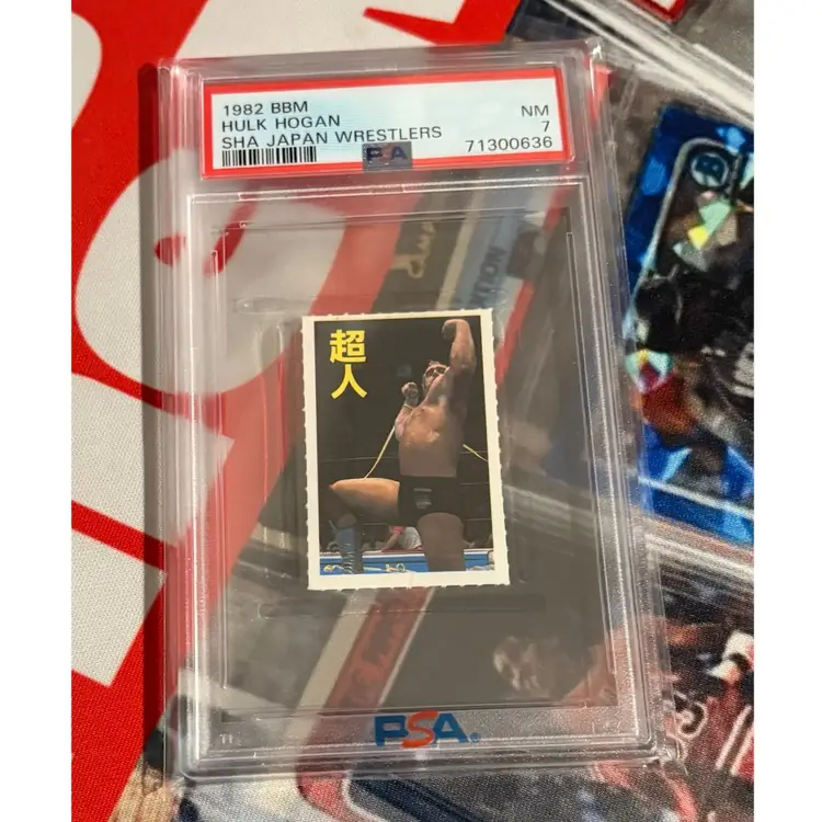 Hulk Hogan 1982 BBM Sha Japan PSA 7