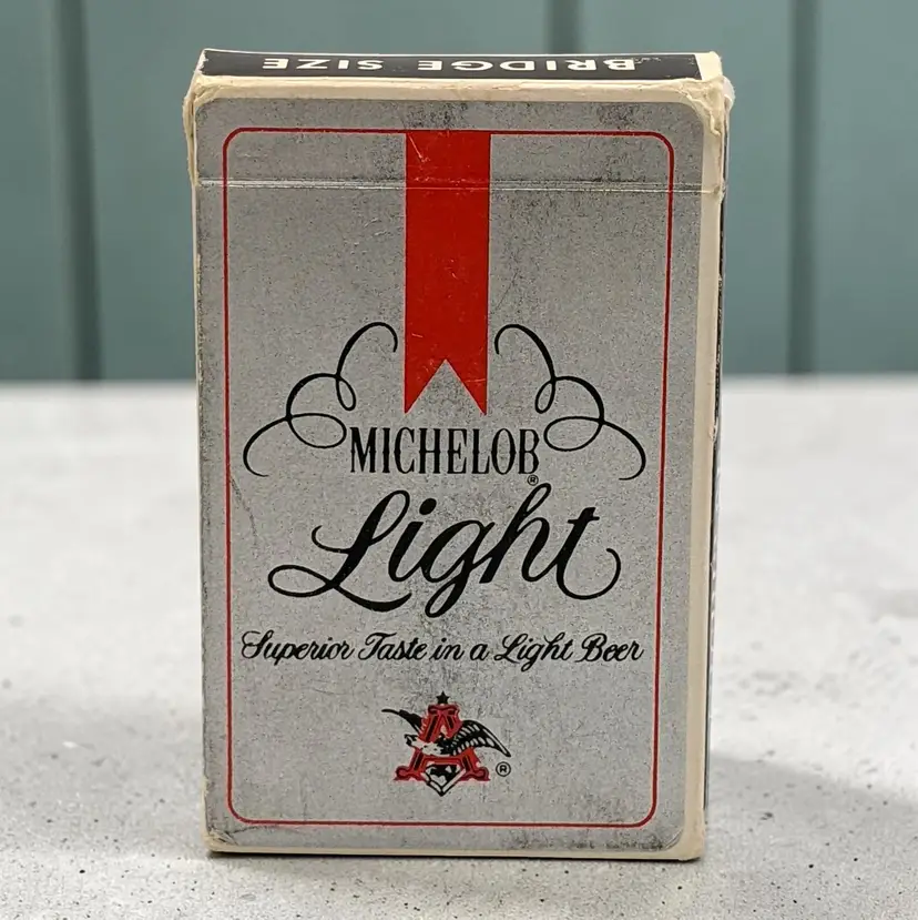 Michelob Light Plastic Coated Playing Cards The United States Playing Card Co