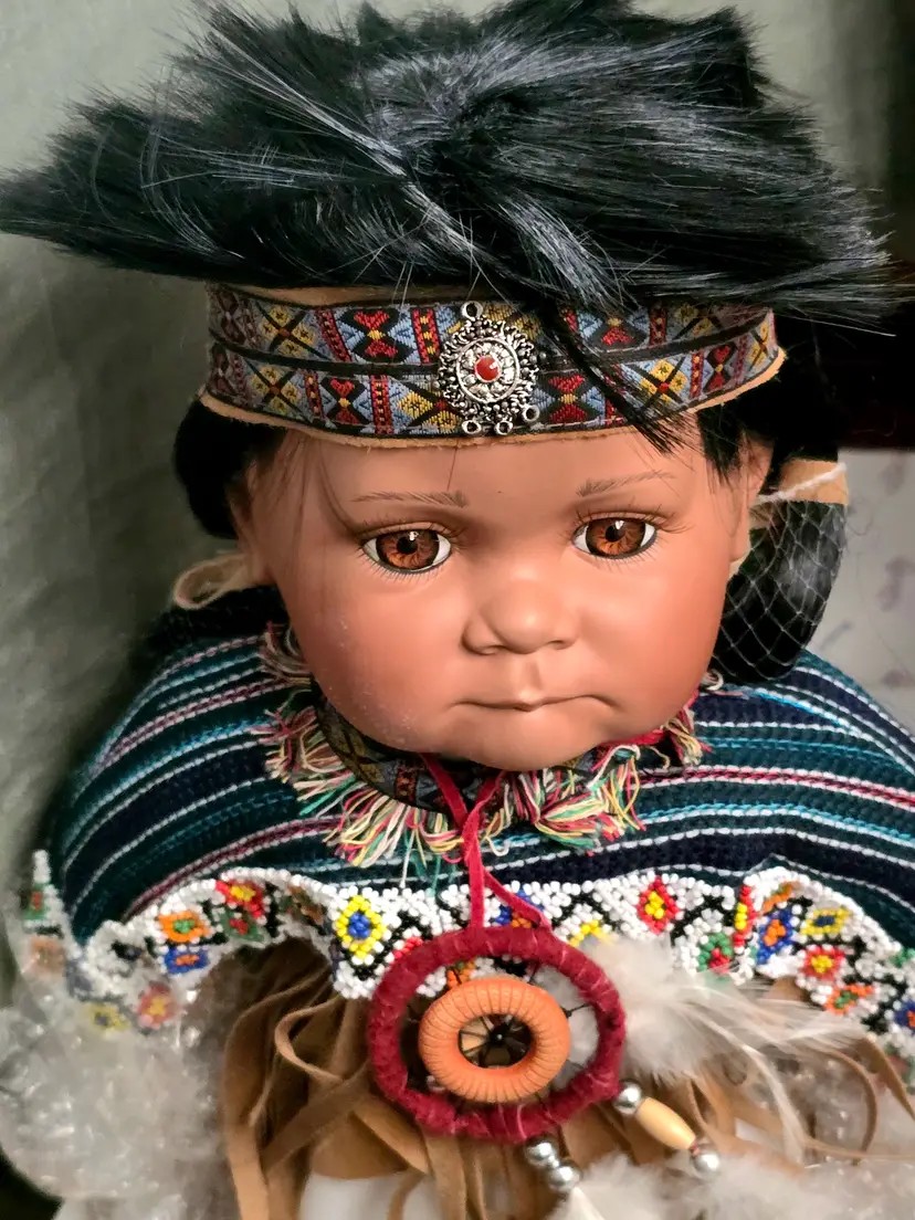 NIB- DUCK HOUSE HEIRLOOM DOLL "TOKALA"