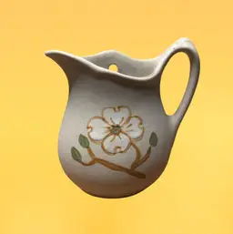 18. Vintage Pigeon Forge Pottery - Dogwood Flower - pitcher, Pigeon Forge Tennessee Wall Pocket