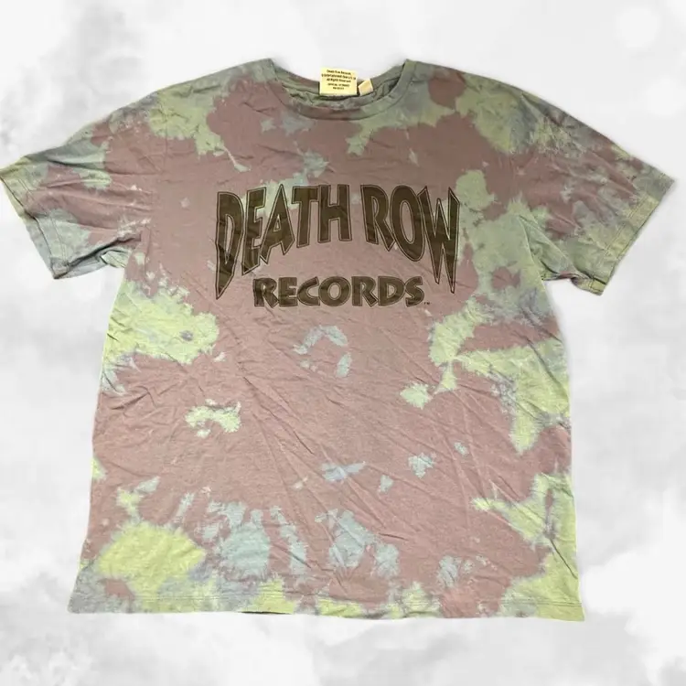 Death Row Records Tie Dyed T-shirt XL