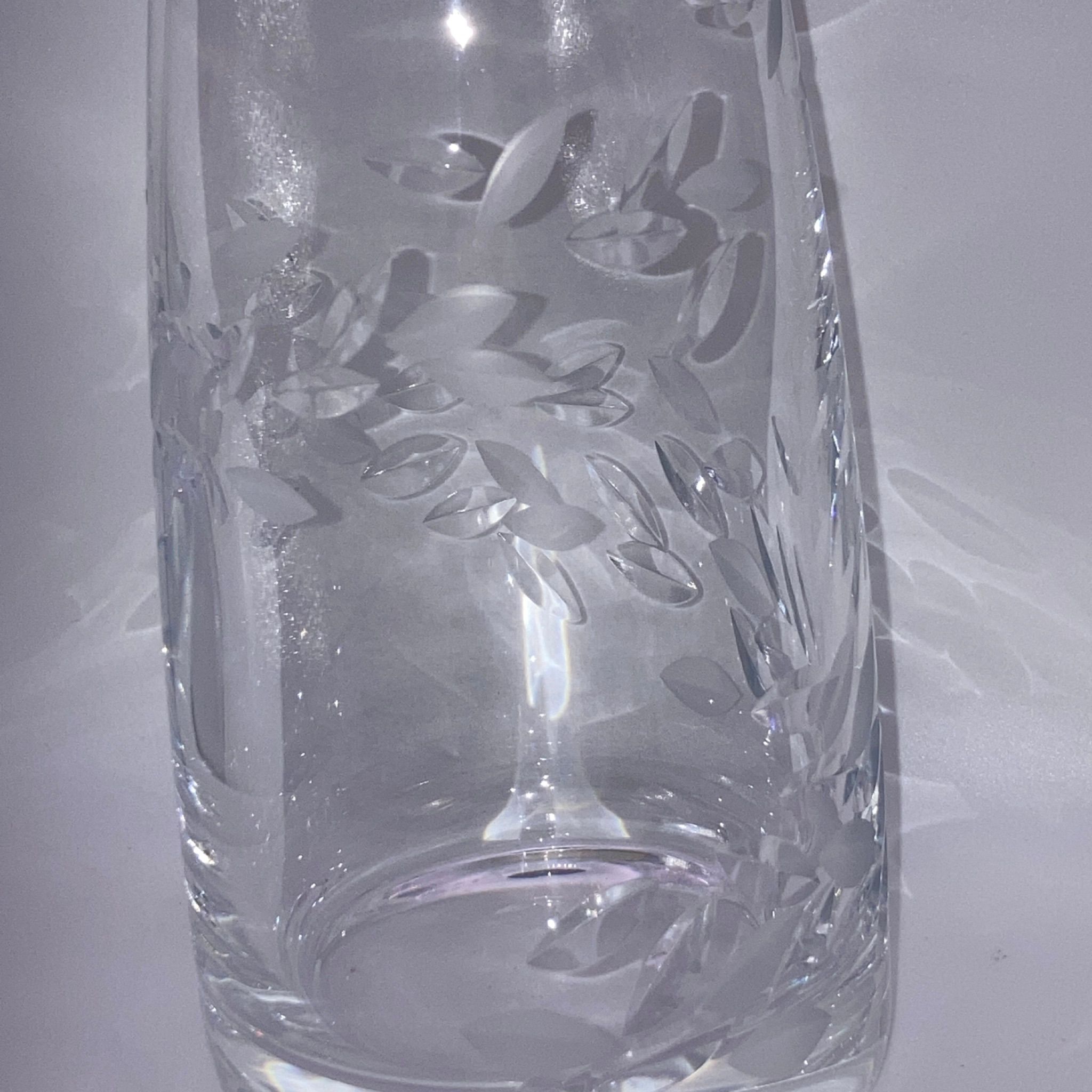 Niknax · Hoya Crystal Japan Vase! 8” Tall!
