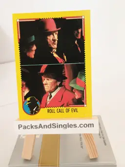 Roll Call of Evil 1990 Topps Walt Disney Dick Tracy Trading Card